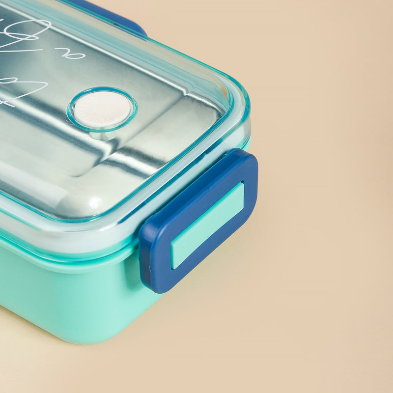 Leak-Proof Stainless Steel Lunch Box Small Mint 530ml