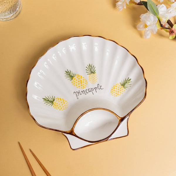 Seashell Snack Plate