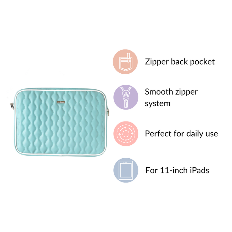 Designer Waterproof Laptop Sleeve Seagreen