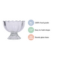 Textured Glass Ice Cream Bowl Set Of 6