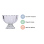 Textured Glass Ice Cream Bowl Set Of 6