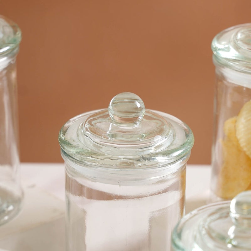 Airtight Glass Kitchen Jar Set Of 6