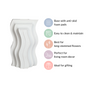 Modern Architectural Decorative Vase White