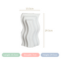Modern Architectural Decorative Vase White