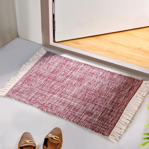 Magenta Crossweave Floor Mat 96x53cm