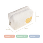 Heart Makeup Bag Set Of 2 White