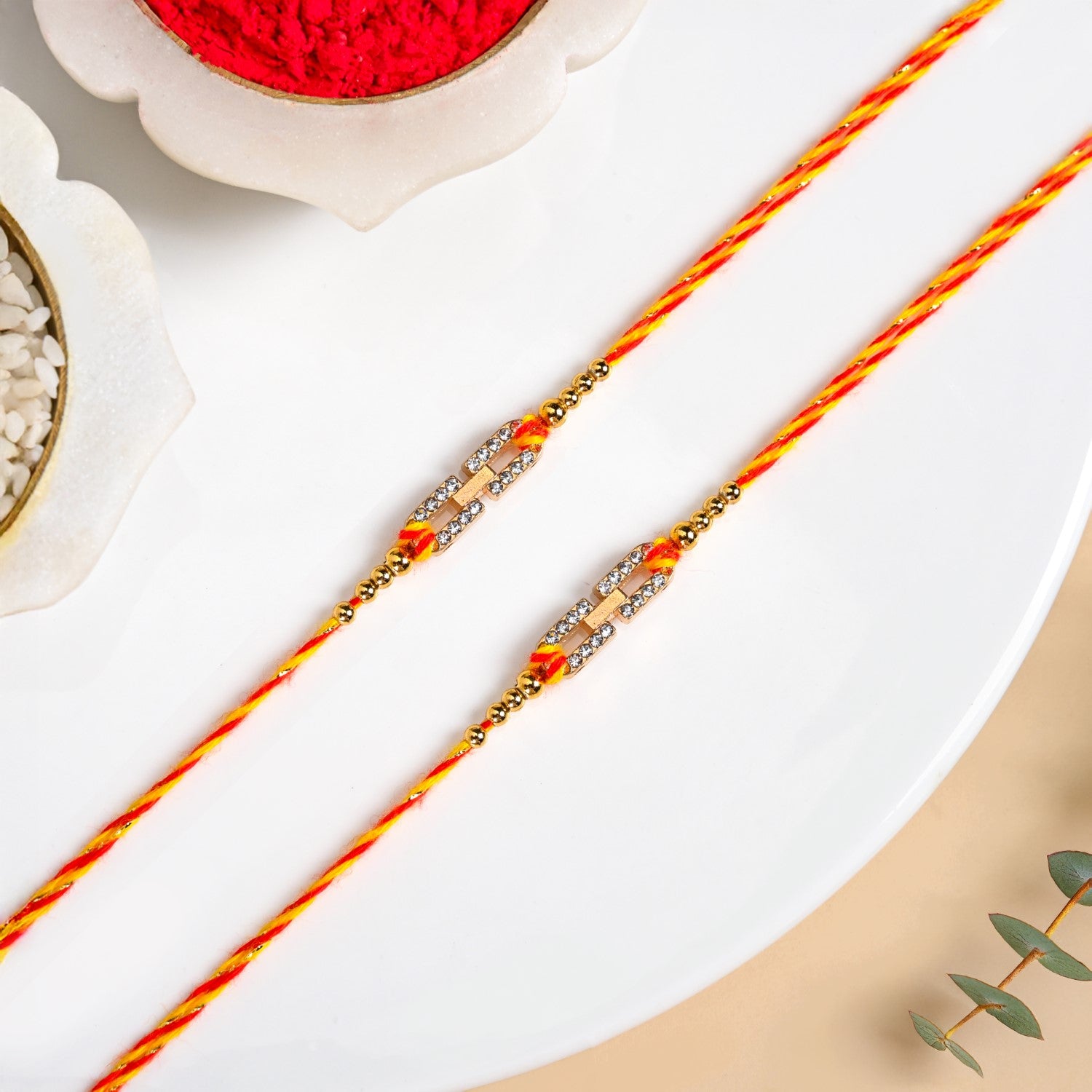 Mauli Rakhi Duo Gift Set Online - Premium Gift Hamper | Nestasia