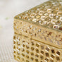 Set of 2 Vintage Jewellery Organiser Box Gold