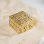 Set of 2 Vintage Jewellery Organiser Box Gold