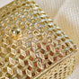 Set of 2 Vintage Jewellery Organiser Box Gold