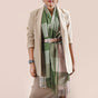Olive Green Winter Blanket Scarf