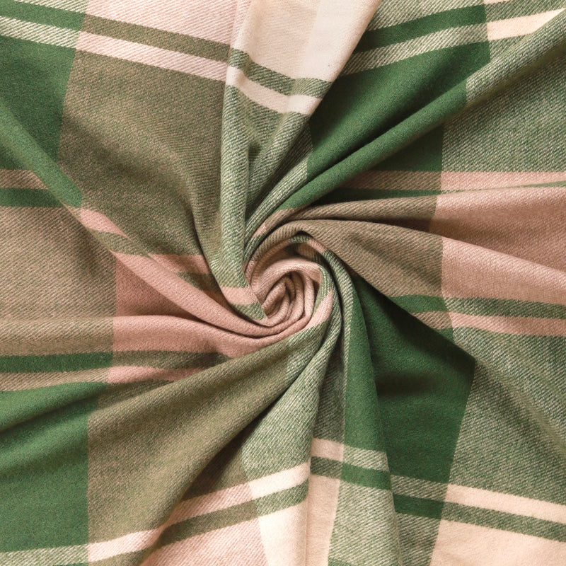 Olive Green Winter Blanket Scarf