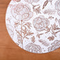 Peonies And Roses Placemat Set Of 6