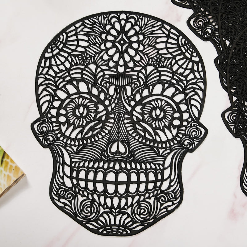 Black Gothic Table Runner Set Of 6