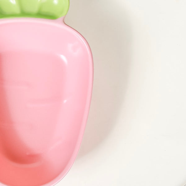 Radish Ceramic Snack Dish Pink 300 ml