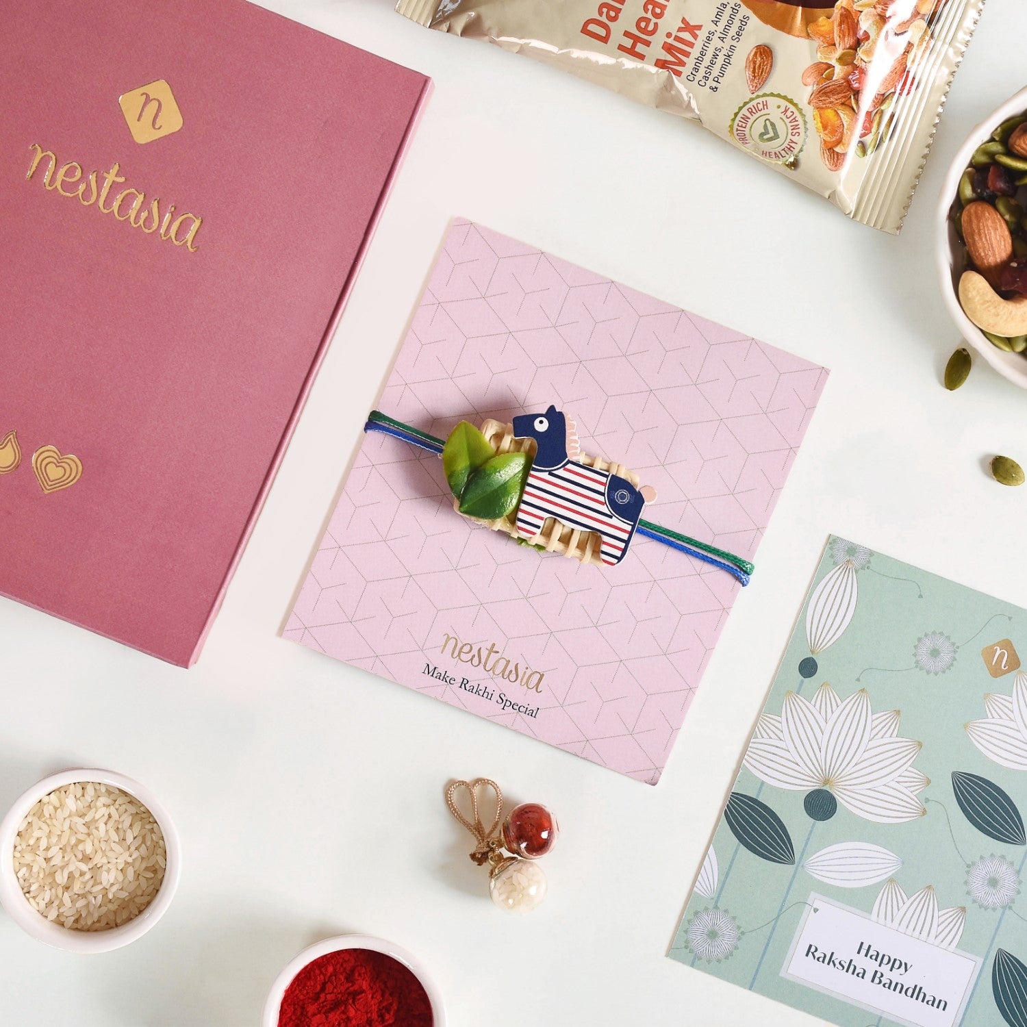 Tiny Horse Raksha Bandhan Gift For Kids Set Of With Box And Card