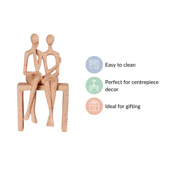 Couple On A Bench Showpiece