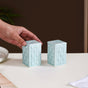 Ceramic Salt And Pepper Shaker Set Mint Green