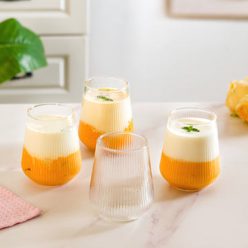 Set Of 4 Vintage Cocktail Glass 500ml