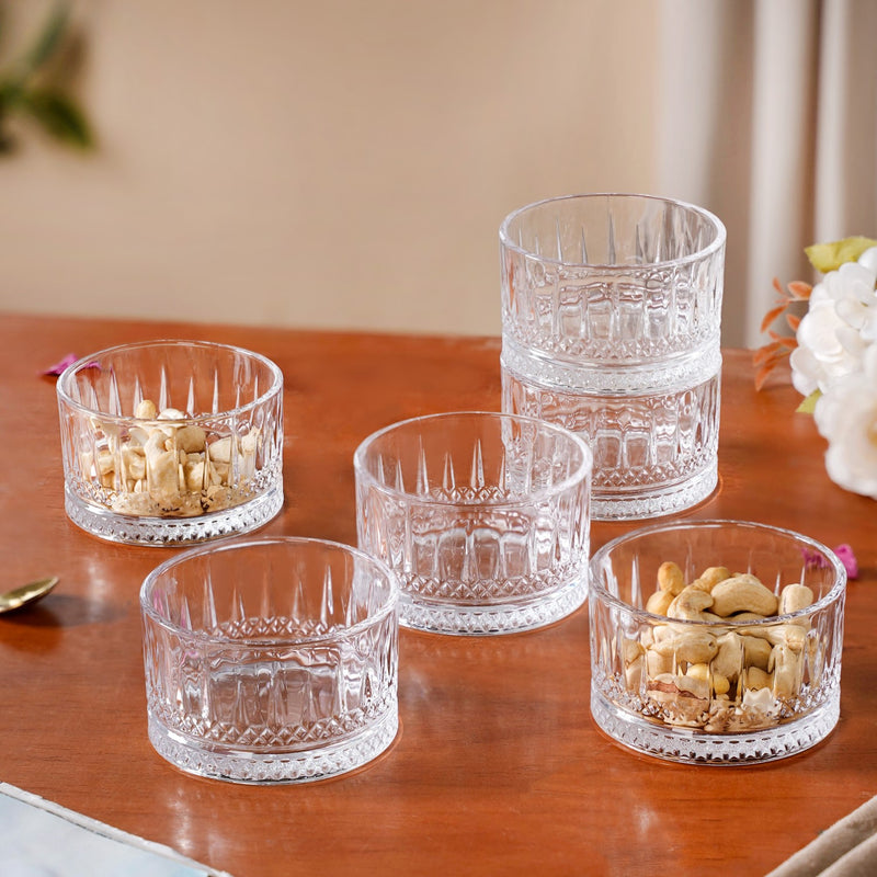 Set Of 6 Small Snack Bowls 220ml