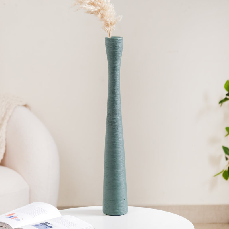 Brush Texture Ceramic Tall Thin Vase- Brush Texture Vase, Tall Ceramic Vase, Textured Ceramic Vase, Modern Tall Vase, Decorative Brush Texture Vase