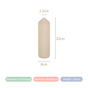 Handcrafted Tall Vase For Room Decor - Handcrafted ceramic vase, handmade cylindrical vase, decorative pottery vase, unique handmade vase