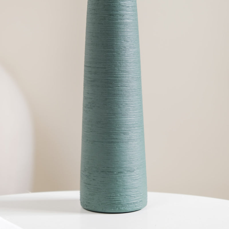 Brush Texture Ceramic Tall Thin Vase- Brush Texture Vase, Tall Ceramic Vase, Textured Ceramic Vase, Modern Tall Vase, Decorative Brush Texture Vase