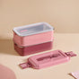 Insulated Lunch Box For Office Pink 1400ml