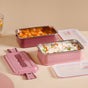 Insulated Lunch Box For Office Pink 1400ml