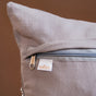 Grey Tropical Ferns Cushion Cover 15x15 Inch