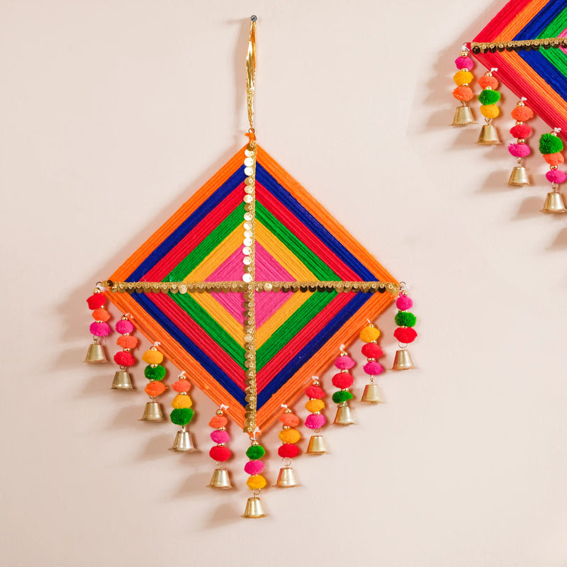 Traditional Organic Wall Hanging Set of 2