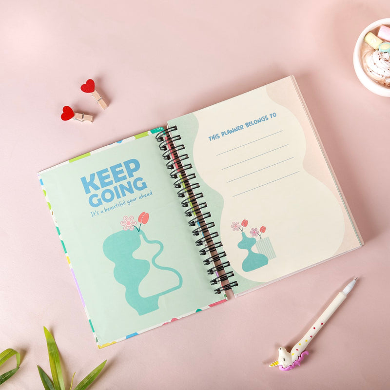 Wiggly Everyday Use Undated Yearly Planner