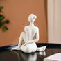 Spinal Twist Yoga Pose Showpiece