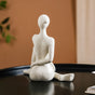 Spinal Twist Yoga Pose Showpiece