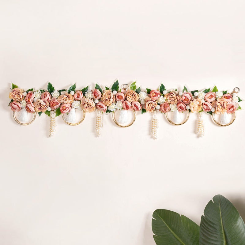Doorway Flower Toran- Artificial Toran, Multicolour Flower Toran, Decorative Doorway Flowers, Multicolour Toran Decor