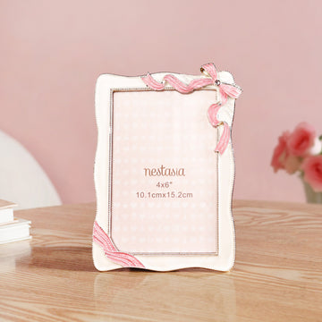 Blush Bow Photo Frame Small 4x6"