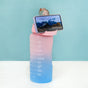 Sporty Motivational Water Bottles Set Of 3 Pink Blue- Water bottles, water bottle set, BPA free water bottles, water bottle with sipper