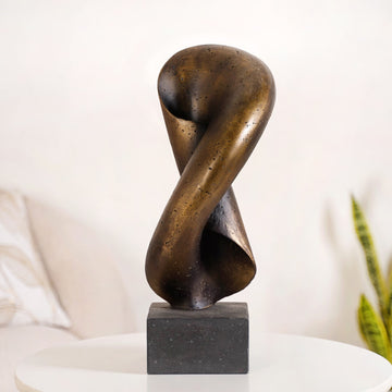 Bronze Flow Resin Accent