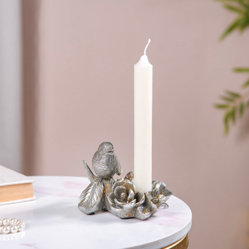 Bird On Branch Candle Stand- Candle stands, tall candle stands, candle stands for decor, candle stands home decor