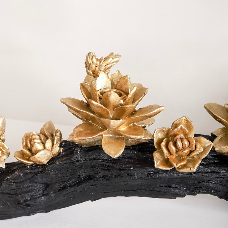 Blooming Branch Candle Stand- Decorative candle decor, elegant candle stands, modern candle holders, glass candle displays