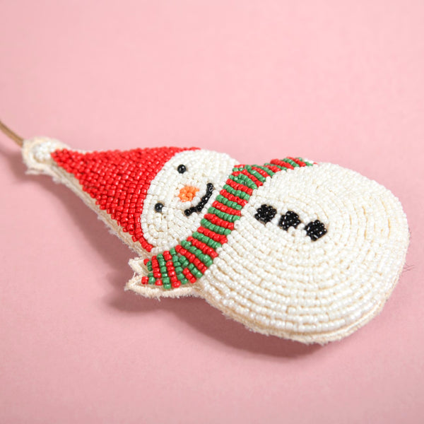 Christmas Hanging Ornament Set of 3 Multicolour