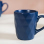 Just-The-Right-Size Tea Coffee Mug Set Of 6 Navy Blue 220ml - Tea cups, coffee cups, tea cup set of 6, coffee mugs, coffee mug set, blue coffee mugs