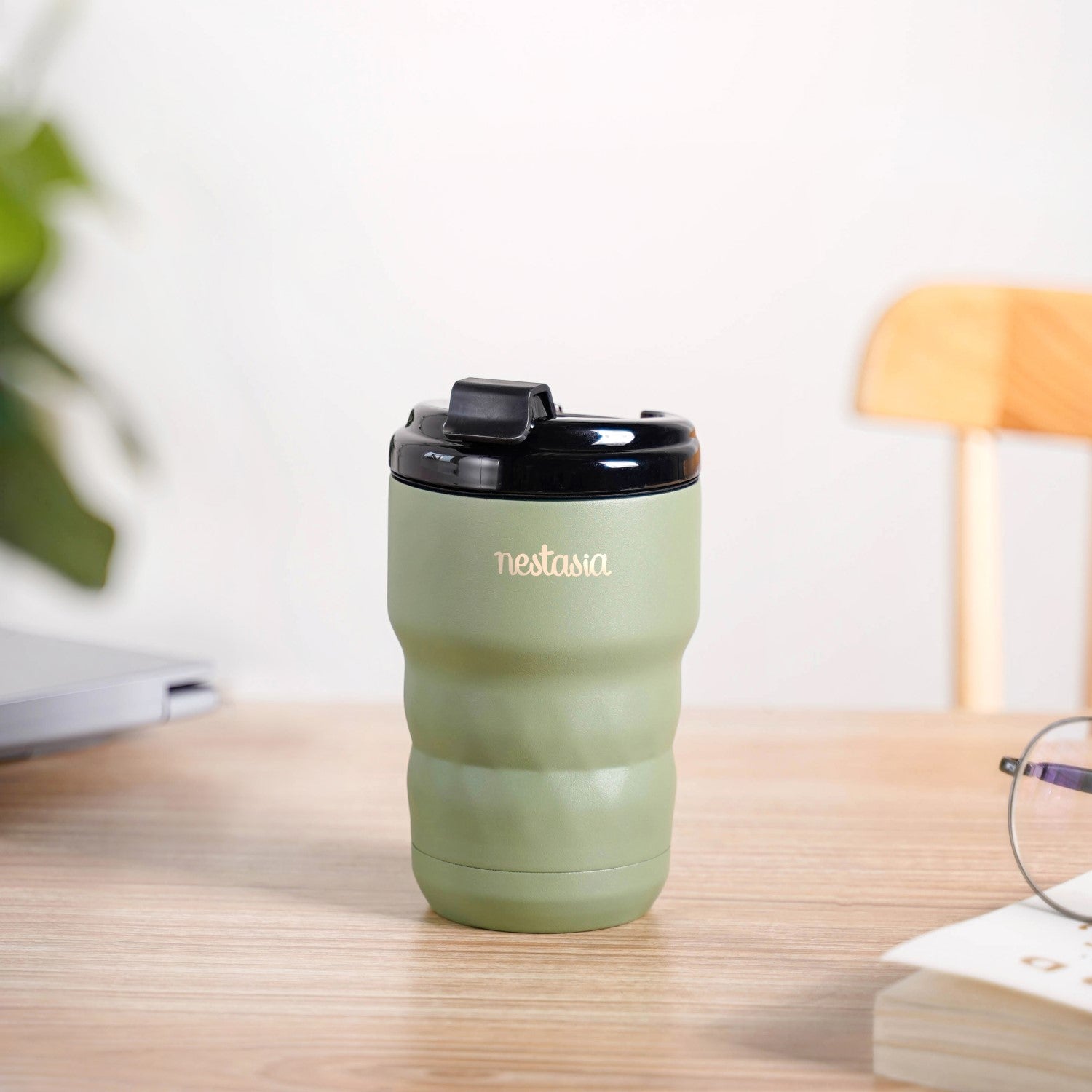 Insulated Travel Coffee Tumbler With Anti Slip Grip 350ml Online