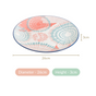 Pastel Dinner Plates Set Of 4 10Inch - Dinner plates, ceramic dinner plates, dinner plate set, round plates, floral plates