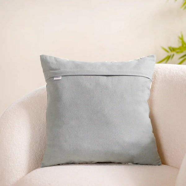 Set Of 4 Colourful Floral Embroidered Cushion Cover 16x16 Inch