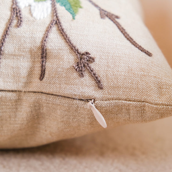 Sylvan Embroidered Cushion Case 16x16 Inch