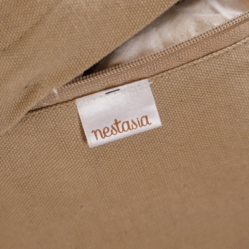 Artisanal Embroidered Couch Cushion Cover 20x14 Inch