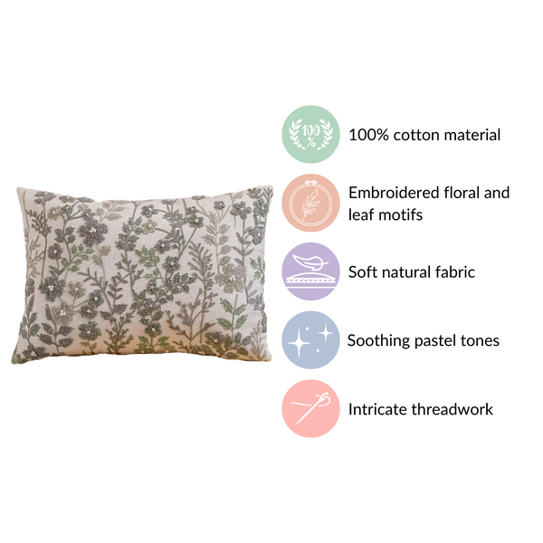 Decorative Rectangle Cushion Cover 20x14 Inch