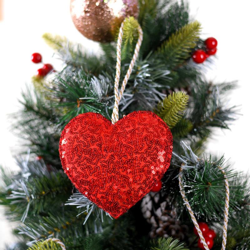 Hearts Wall Hanging Ornaments Set of 3- decorative heart wall hangings, wall art, heart-themed decor, charming wall accents