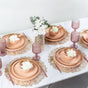 VERA Pink 27 Piece Dinner Set For 6